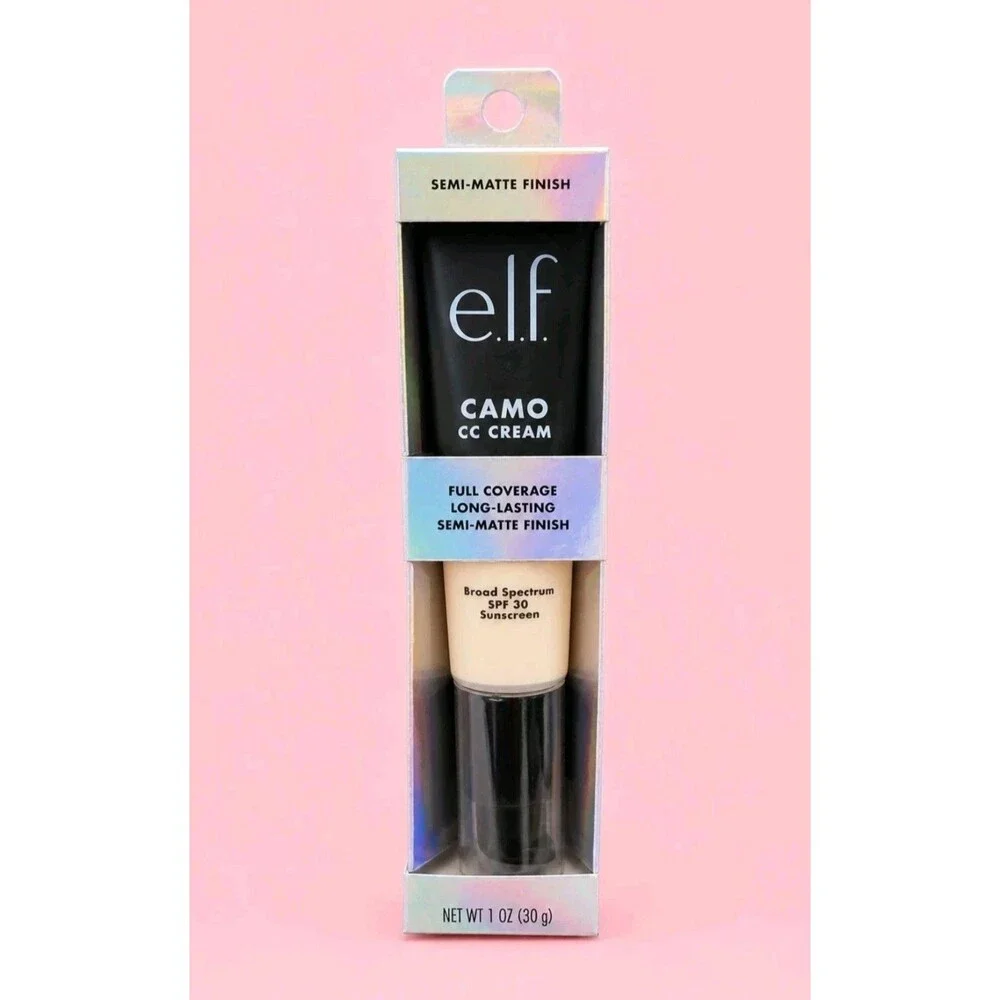 e.l.f. Camo CC Cream Fair 100 W SPF 30 Full Coverage 1 oz New Unopened
